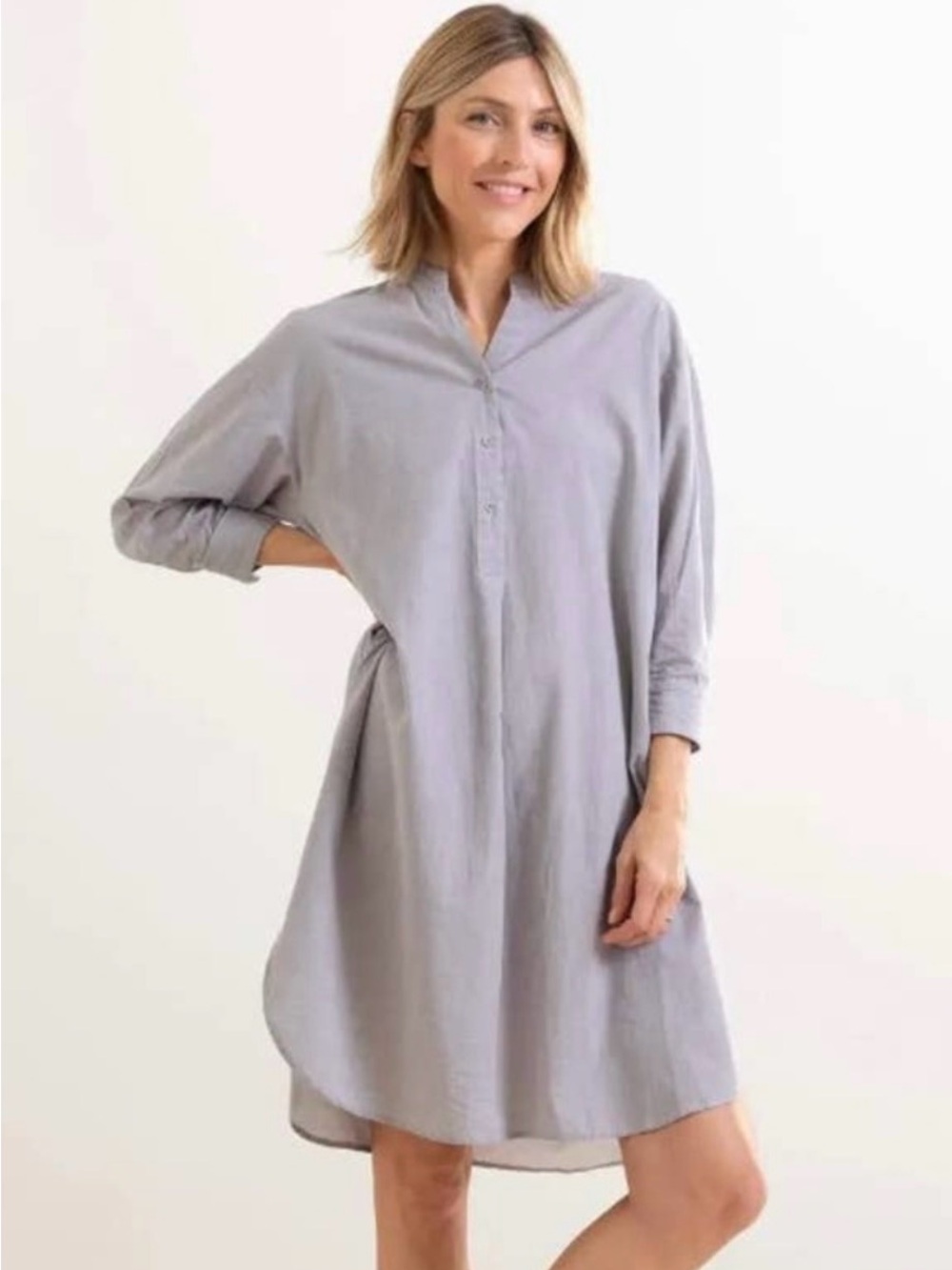 Mersea Essential Shirt Dress Gray